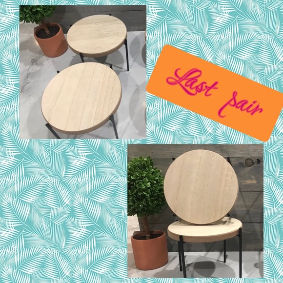 Target Other - 2 Decor Stands Wood Risers - Target Spring